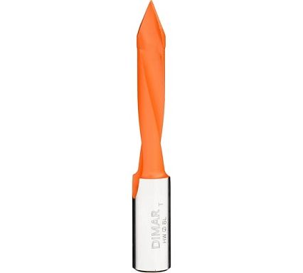 Сверло сквозное левое (8x40х70 мм; хвостовик 10x25 мм присадка) Dimar 2016197