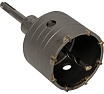 Коронка буровая по бетону с оснасткой Master TCT-72 (72 мм; М22; SDS-plus) EKF tct-72-m22