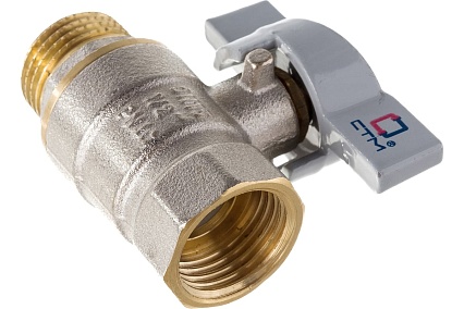 Шаровой кран для воды СТМ СТАНДАРТ 1/2", г/ш, бабочка CWFMB012