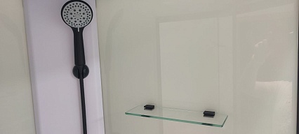 Душевая кабина Parly P91B 90x90 прозрачное стекло, черный
