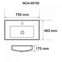 Раковина Melana MLN-9075E 75.5 см