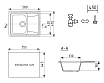 Кухонная мойка Ulgran Classic U-201-307 58 см терракот