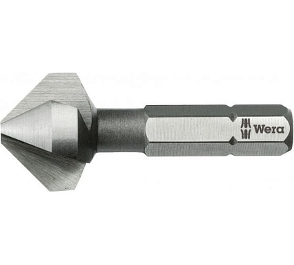 Конический зенкер 846 HSS с 3-мя канавками 12.4 мм WERA WE-104633