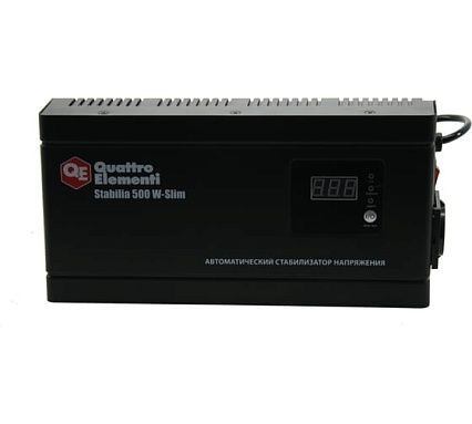 Настенный стабилизатор напряжения Quattro Elementi Stabilia 500 W-Slim 772-555