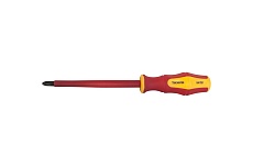 Крестовая диэлектрическая отвертка Thorvik SDPI180 PHILLIPS VDE 1000 v PH1x80 мм 52178