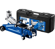 Гидравлический подкатной домкрат 2т, 135-330мм, в кейсе, Зубр Профессионал T30 43053-2-K