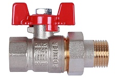Шаровой кран с американкой Rommer 1/2&quot;, ВН/НР, RBV-0005-0510215, RG008UB5BJ9TAM