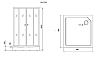 Душевая кабина Grossman GR270QR 100x100 черный