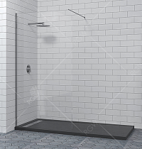 Душевая перегородка RGW Walk In WA-010 100x195 хром, матовое