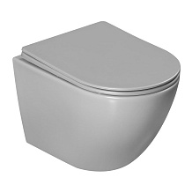 Подвесной унитаз Vincea Tornado Globo VT1-14TMG безободковый, серый матовый