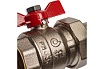 Распределительный коллектор из латуни без расходомеров 5 вых. STOUT SMB 0468 000005