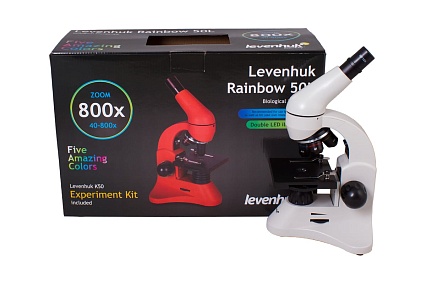 Микроскоп Levenhuk Rainbow 50L Moonstone\Лунный камень 69046