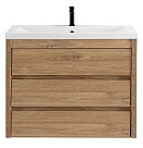 Тумба с раковиной Art&Max Family-M 90 см, 3 ящика