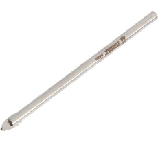 Сверло по керамике твердосплавное 3х65 мм, цилиндрический хвостовик Тундра 6870933