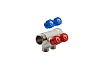 Коллектор VRT 1"x1/2", с регулировочными вентилями, 2 выхода 524073