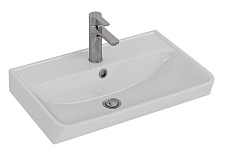 Мебель для ванной Lemark Combi 60 см белый глянец/черный
