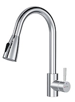 Смеситель для кухни Am.Pm X-Joy S F85B07500 выдвижной излив, хром