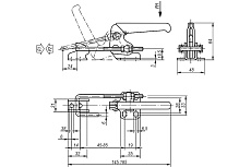 Устройство зажимное стягивающее KIPP K0080.0250N
