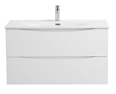 Тумба с раковиной BelBagno Marino-Cer-N 80 см Bianco Opaco