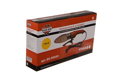 Комплект сварочного оборудования Black Gear для PPRC 20-63 1800 Вт 99509 62401