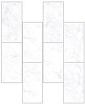 Мозаика Vitra Marmori Кирпичная кладка Каррара Белый 35,5х29 см, K9466488LPR1VTE0