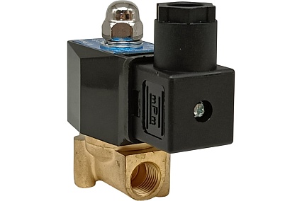 Электромагнитный соленоидный клапан ArTorq 2/2 нормально закрыт, G 1/4”, корпус латунь SK10L200GN.220AC