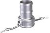 Камлок тип С (розетка с хвостовиком; 75 мм-3"; нержавеющая сталь) TITAN LOCK TL300CSS