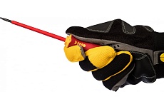 Диэлектрическая отвертка Felo Ergonic 3,5х0,6х100 плоская шлицевая 41303590