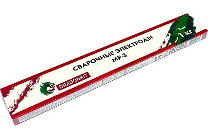 Электроды МР-3 3 мм, 1 кг DRAGONKIT 00-00002740