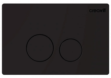 Кнопка смыва Creavit Terra GP9002.01 черный матовый