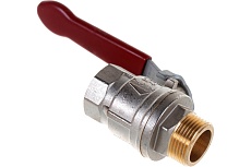 Шаровой кран RUB 3/4&quot; DN20 PN40, ВР-НР, серия MILANO (S.90), ручка S90E20