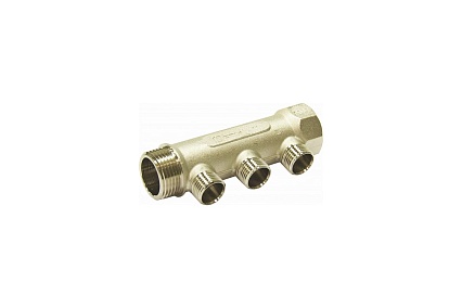Коллектор СТМ 3 выхода, наружная резьба, 1х1/2 C3MM0112