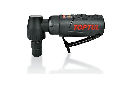 Зачистная пневматическая угловая машинка Toptul мини 1/4", 6 мм, 18000 об/мин KASD0818