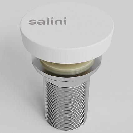 Донный клапан для раковины Salini Up&Down 16232WM для Alda/Marea/Luce, белый матовый