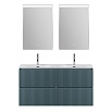 Тумба с раковиной BelBagno Uno 120 см, 4 ящика, Голубой матовый