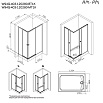 Душевой уголок Am.Pm X-Joy W94G-403-120280-BТ1К 120x80 прозрачный, черный матовый