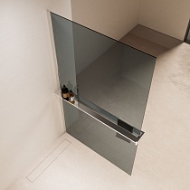 Душевая перегородка Vincea Walk-In VSW-1HR100MR 100x200 хром, зеркальное