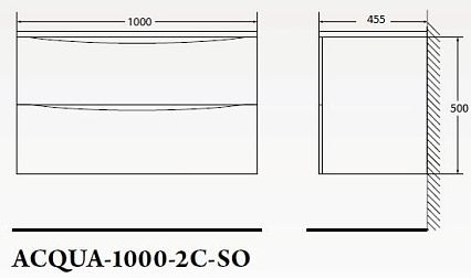 Тумба с раковиной BelBagno Acqua 100 см Cemento Verona Grigio