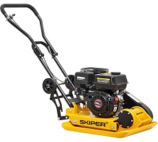 Виброплита SKIPER C140L-W (LC200F, 6.5 л.с, плита 58x50 см, 25кН, 32м/мин, колеса) 00-00015054