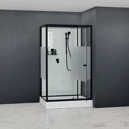 Душевая кабина RGW AN-207B 90x120 черный профиль