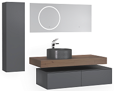 Мебель для ванной Jorno Modulare 120 см антрацит