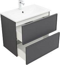 Мебель для ванной Aquanet Арт 60 см ясень графит