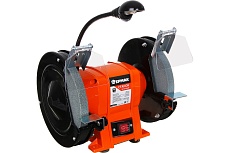 Заточной станок, электрическое точило Ермак ЗС-200/400 400 Вт, 200x20x12.7 мм, 2950 об/мин, LED 697-002