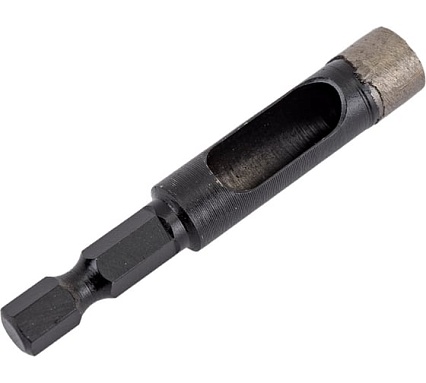 Коронка алмазная по керамограниту, серебряная пайка (10 мм) TRIO-DIAMOND GCB754