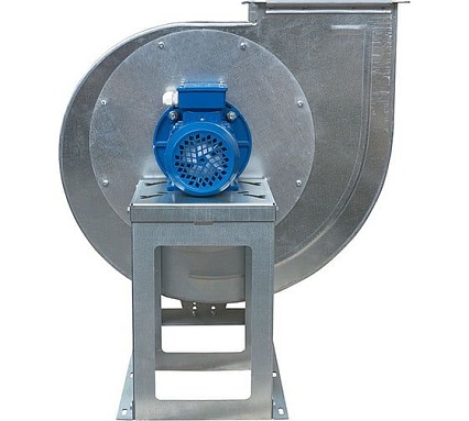 Радиальный вентилятор низкого давления Элком ВР 80-75 № 2,5 правое 0 с двигателем 0.75/3000 03.02.000049