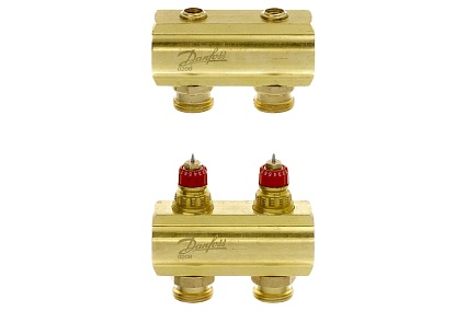 Коллекторы Danfoss FHF-2 для 2 контуров 088U0502