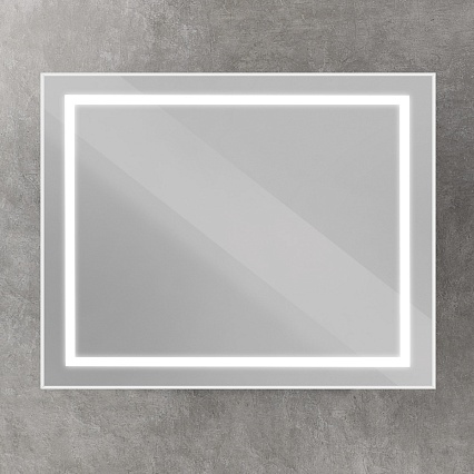 Зеркало BelBagno SPC-KRAFT-1000-800-SENS-AL 100x80 см сенсорный выключатель, сатин