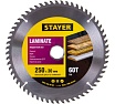 Пильный диск Laminate line для ламината (250x30 мм, 60Т) Stayer 3684-250-30-60