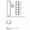 Мебель для ванной Keramag Citterio 118.4 см темный дуб