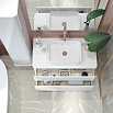 Мебель для ванной Creto Stella 80 см белый глянец